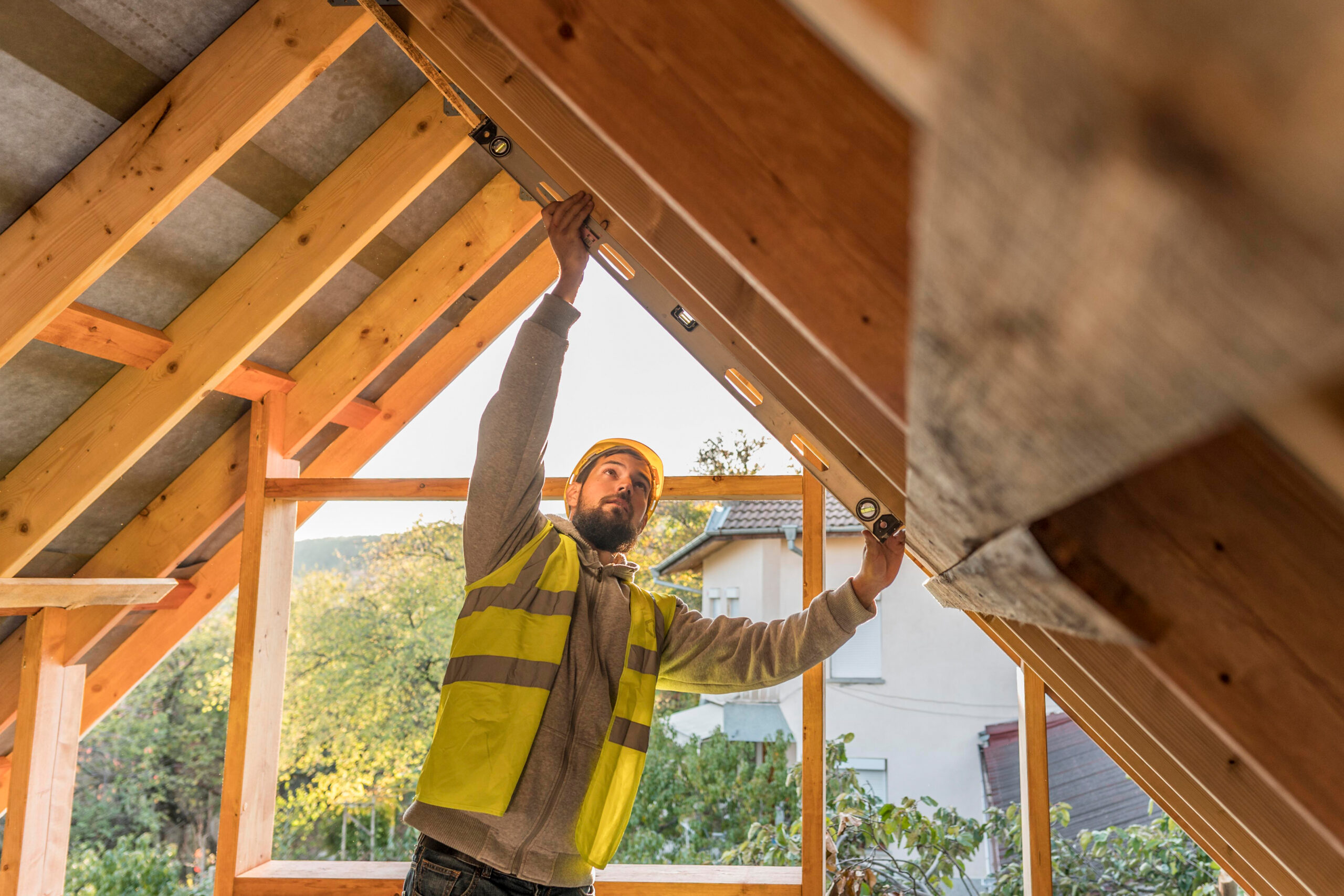 Travaux de rénovation pour l'aménagement des combles